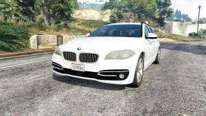 BMW 525d Touring (F11) 2015 (US) v1.1 [replace] for GTA 5 - front view