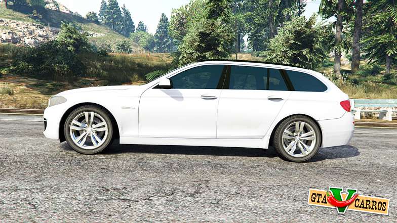 BMW 525d Touring (F11) 2015 (US) v1.1 [replace] for GTA 5 - side view