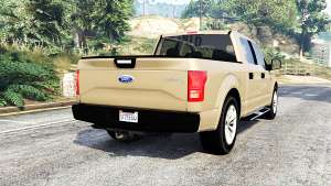 Ford F-150 Lariat SuperCrew 2015 v1.1 [replace] for GTA 5 - rear view