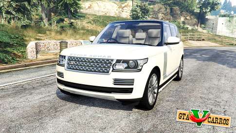 Land Rover Range Rover Vogue 2013 v1.3 [replace] for GTA 5 - front view