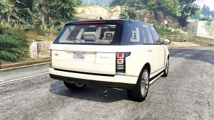 Land Rover Range Rover Vogue 2013 v1.3 [replace] for GTA 5 - rear view