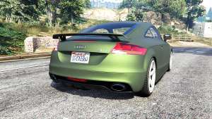 Audi TT RS (8J) 2013 v1.1 [replace] for GTA 5 - rear view