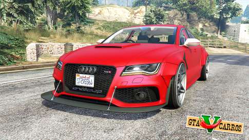 Audi RS 7 Sportback X-UK v1.1 [replace] for GTA 5 - front view