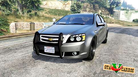 Chevrolet Caprice Unmarked Police v2.0 [replace] for GTA 5 - front view