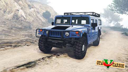 Hummer H1 Alpha Wagon v2.1 [replace] for GTA 5 - front view