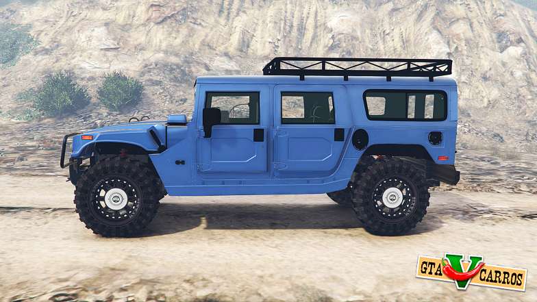 Hummer H1 Alpha Wagon v2.1 [replace] for GTA 5 - side view