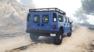 Hummer H1 Alpha Wagon v2.1 [replace] for GTA 5 - rear view