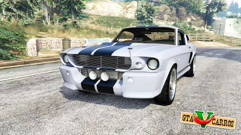 Ford Shelby Mustang GT500 Eleanor 1967 [replace] for GTA 5 - front view