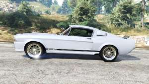 Ford Shelby Mustang GT500 Eleanor 1967 [replace] for GTA 5 - side view