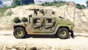 HMMWV M-1116 Woodland v1.1 [replace] for GTA 5 - side view