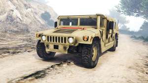 HMMWV M-1116 Unarmed Desert [replace] for GTA 5 - front view