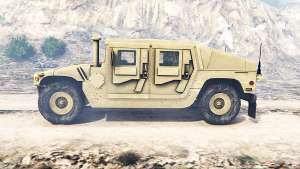 HMMWV M-1116 Unarmed Desert [replace] for GTA 5 - side view