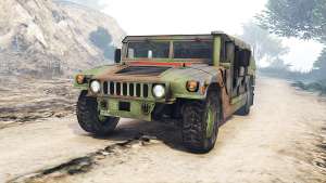 HMMWV M-1116 Unarmed Woodland [replace] for GTA 5 - front view