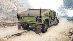 HMMWV M-1116 Unarmed Woodland [replace] for GTA 5 - rear view