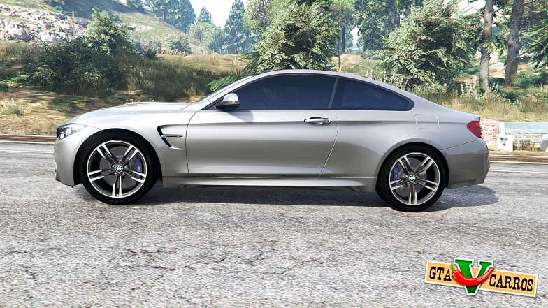 BMW M4 (F82) 2015 [replace] for GTA 5 - side view
