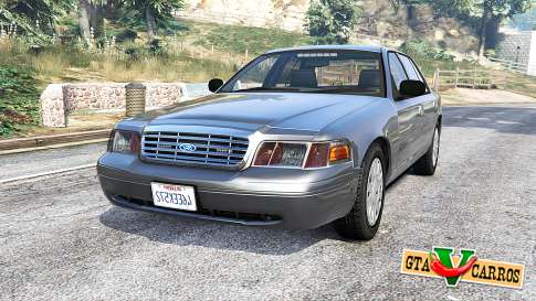 Ford Crown Victoria 2001 police [replace] for GTA 5 - front view