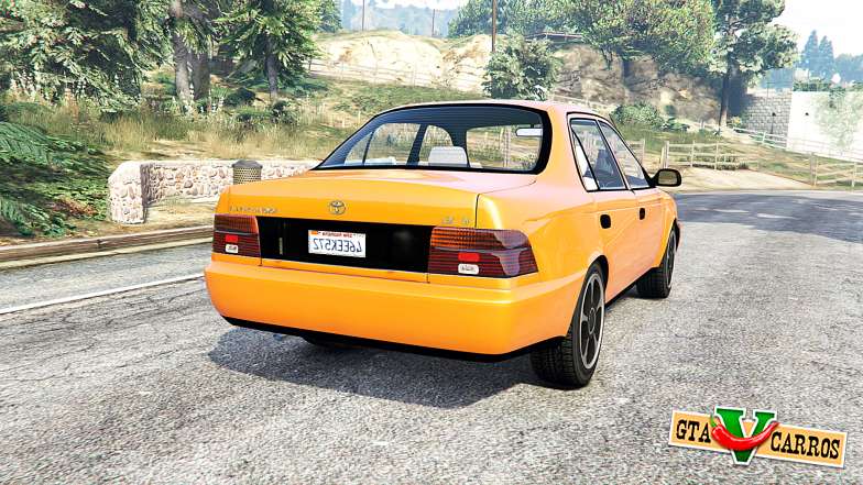 Toyota Corolla v1.15 [replace] for GTA 5 - rear view
