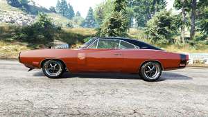 Dodge Charger RT (XS29) 1970 v4.0 [replace] for GTA 5 - side view