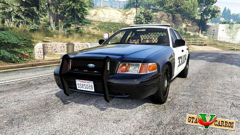 Ford Crown Victoria LSPD [replace] for GTA 5 - front view