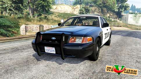 Ford Crown Victoria LSPD [replace] for GTA 5 - front view