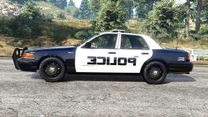 Ford Crown Victoria LSPD [replace] for GTA 5 - side view