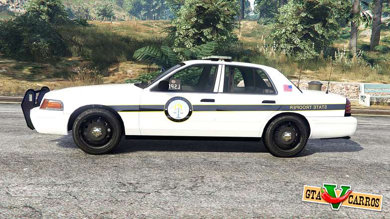 Ford Crown Victoria State Trooper [replace] for GTA 5 - side view