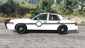 Ford Crown Victoria State Trooper [replace] for GTA 5 - side view