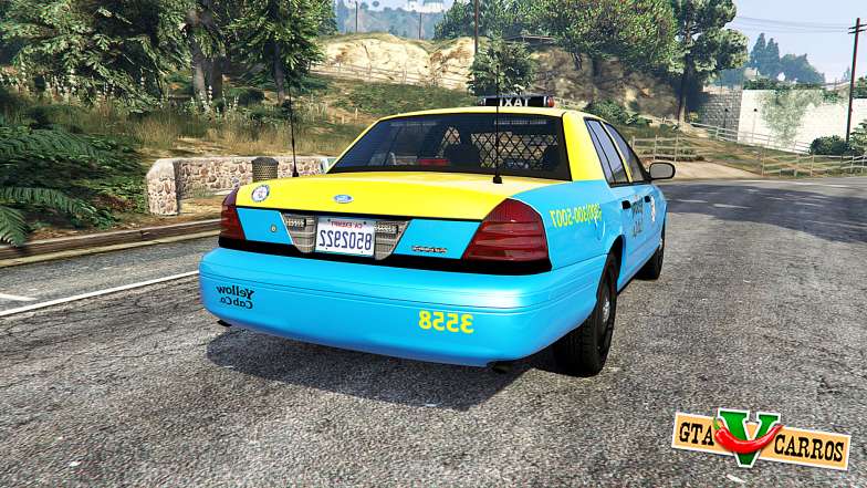 Ford Crown Victoria Undercover Police [replace] for GTA 5 - rear view
