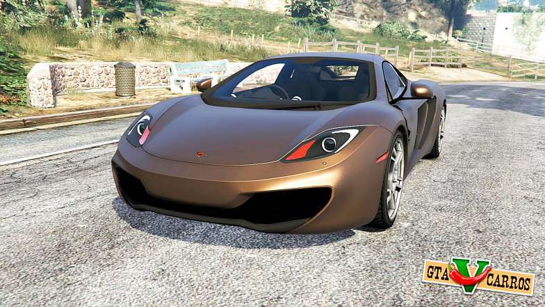 McLaren MP4-12C 2011 v1.1 [replace] for GTA 5 - front view