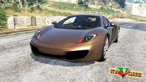 McLaren MP4-12C 2011 v1.1 [replace] for GTA 5 - front view