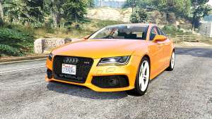 Audi RS 7 Sportback v1.1 [replace] for GTA 5 - front view
