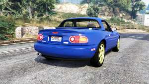 Mazda MX-5 (NA) 1997 v1.1 [replace] for GTA 5 - rear view
