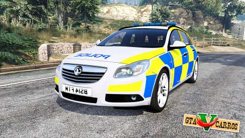 Vauxhall Insignia Tourer Police v1.1 [replace] for GTA 5 - front view