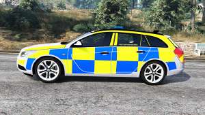 Vauxhall Insignia Tourer Police v1.1 [replace] for GTA 5 - side view