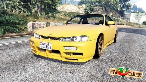 Nissan 200SX (S14a) 1996 v1.1 [replace] for GTA 5 - front view