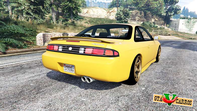 Nissan 200SX (S14a) 1996 v1.1 [replace] for GTA 5 - rear view