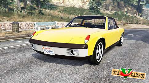 Porsche 914-6 1970 v1.1 [replace] for GTA 5 - front view