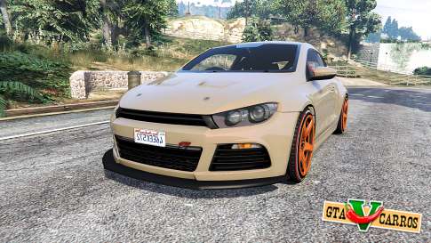 Volkswagen Scirocco v1.1 [replace] for GTA 5 - front view
