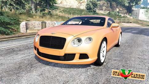 Bentley Continental GT 2012 v1.2 [replace]  for GTA 5 - front view