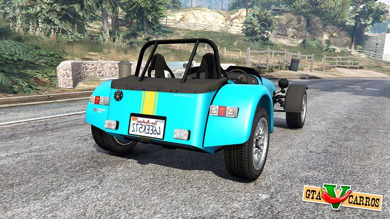 Caterham Seven 620 R 2013 v1.6 [replace] for GTA 5 - rear view