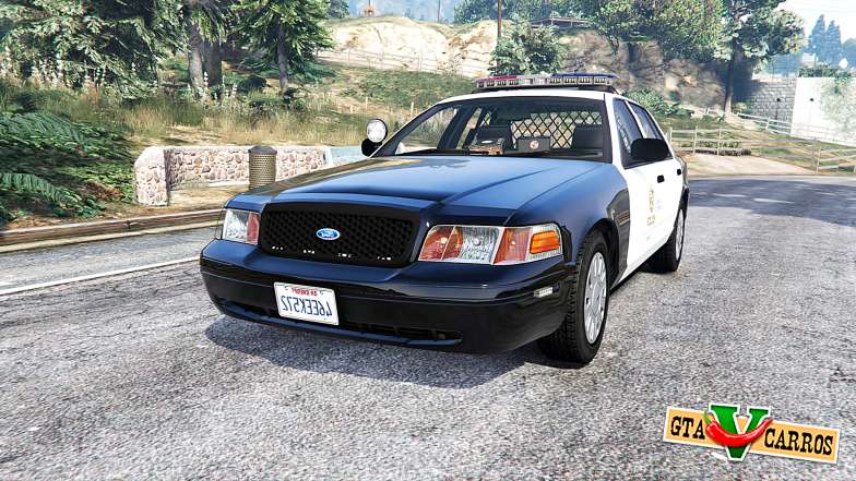 Ford Crown Victoria LAPD CVPI v3.0 [replace] for GTA 5 - front view
