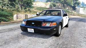 Ford Crown Victoria LAPD CVPI v3.0 [replace] for GTA 5 - front view