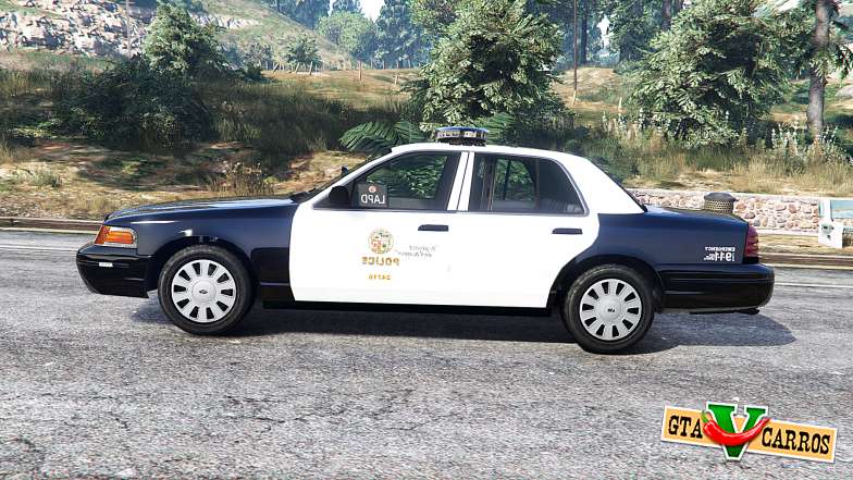 Ford Crown Victoria LAPD CVPI v3.0 [replace] for GTA 5 - side view
