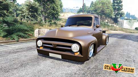Ford FR100 1953 stance v1.1 [replace] for GTA 5 - front view