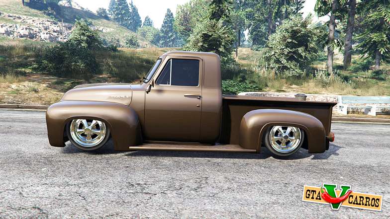 Ford FR100 1953 stance v1.1 [replace] or GTA 5 - side view