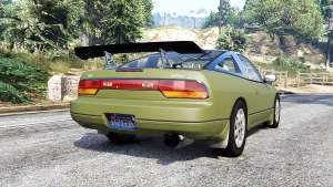 Nissan 240SX SE (S13) tuning v1.1 [replace] for GTA 5 - rear view