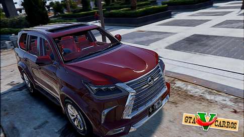 2018 Lexus LX570 WALD 1.0 for GTA 5 - front view