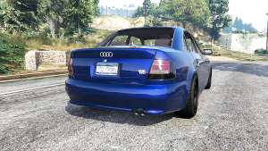 Audi S4 (B5) 2000 v0.8 [replace] for GTA 5 - rear view