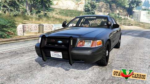 Ford Crown Victoria FBI v3.0 [replace] for GTA 5 - front view