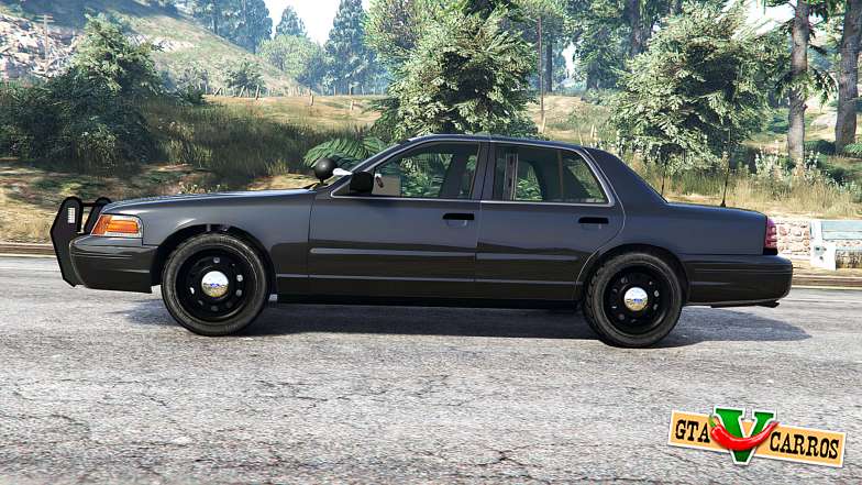 Ford Crown Victoria FBI v3.0 [replace] for GTA 5 - side view